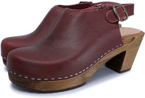 IDÉ - schwedische Holz Clogs von me&myClogs - high mid heel