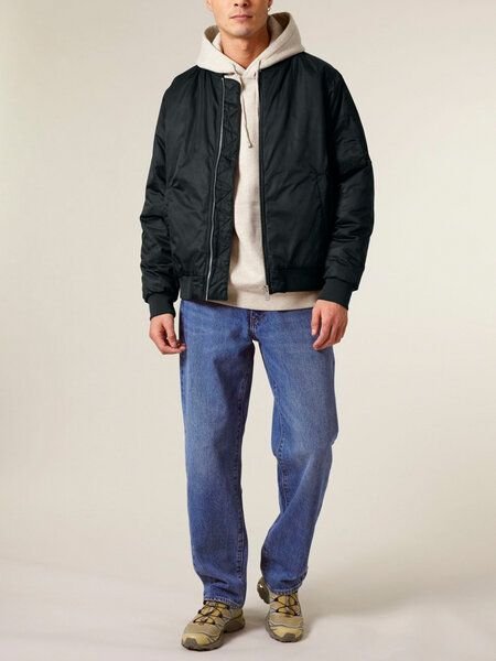 Thumbnail - Human Family Basic Unisex Bomberjacke aus recyceltem Polyester