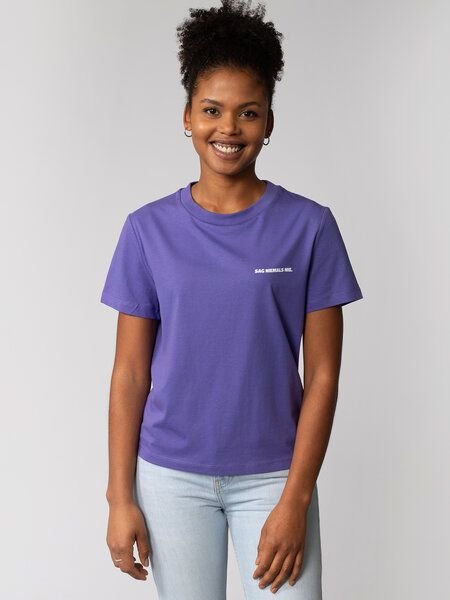 watapparel T-Shirt Frauen Sag niemals nie