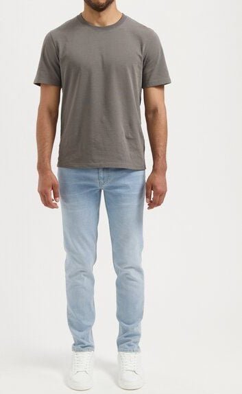 MUD Jeans Herren Jeans "Dunn Low Tapered - Light Aged"