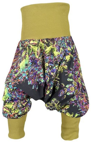 liebewicht Yogahose Pumphose Bio Jersey "Neon Favours" mit Bündchen nach Wahl