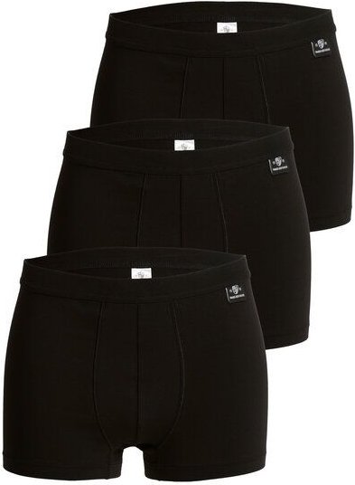 Haasis Bodywear Herren Pants, ohne Eingriff, Weichgummibund, 3er Pack, Bio Baumwolle/Elasthan, GOTS zertifiziert
