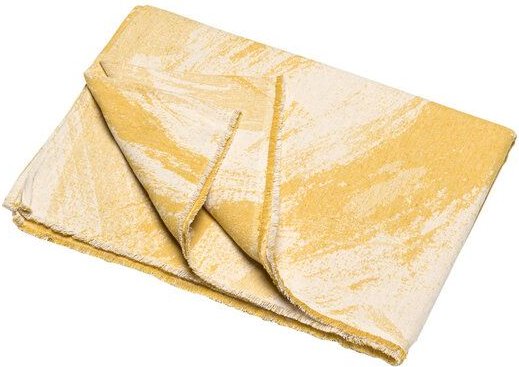 David Fussenegger Leichte Baumwolldecke Pinselstriche aus Recycling-Baumwolle