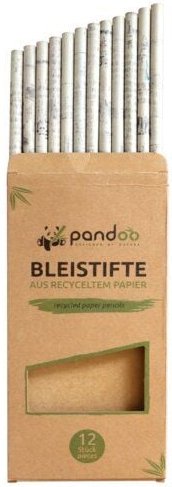 pandoo Stifte aus recyceltem Zeitungspapier (12x)