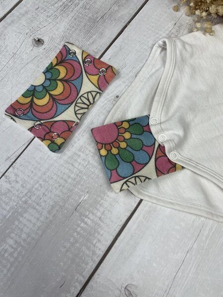 Stoffretter Baby Bodyverlängerung Wolle Seide versch. Größen- 2er Set