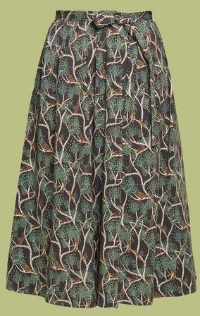 Atelier SNOW Wickelrock aus Bio-Baumwolle mit Muster