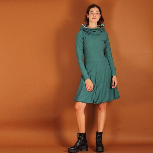 ManduTrap Ballonkleid aus Bio-Baumwolle kbA mit Kapuze/Hoodie