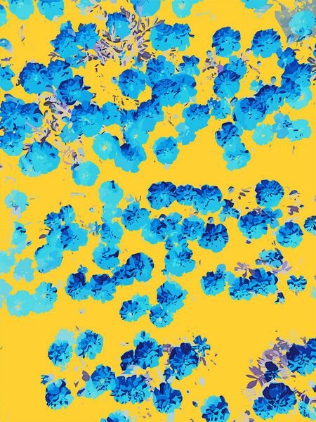 Photocircle Poster / Leinwandbild - Bananans & Blue