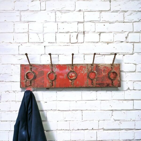 Moogoo Creative Africa Garderobe -5 Haken- recycelte Ölfässer - Post-Oil Upcycling