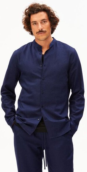 ARMEDANGELS VAALERONIMUS LINO Herren Hemd aus Leinen-Mix