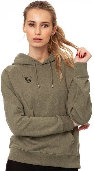FellHerz Damen Hoodie Balance heather khaki, Bio Fair und Vegan