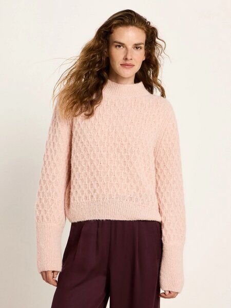 LANIUS Pullover mit Zopfstrick