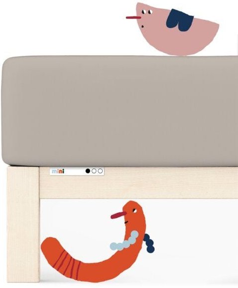 Schlafgut Kinderspannbettlaken Casual Mini - 100% Biobaumwolle - Matratzenhöhe bis 15cm