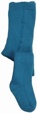 Baby Fleece-Socken GOTS zertifiziert Bio-Baumwolle Türkis-Dunkelblau warm weich innen geraut elastisch – Walkiddy