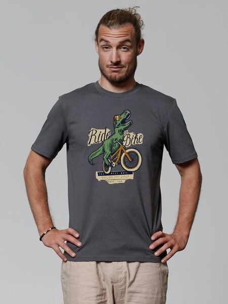 watapparel T-Shirt Unisex T-Rex Fahrrad