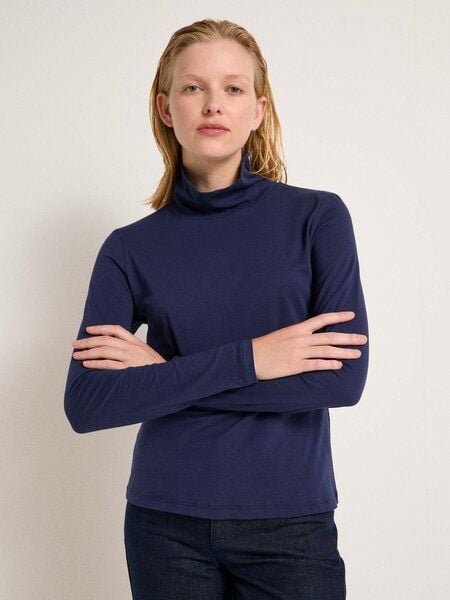 LANIUS Rollkragenshirt aus Bio-Baumwolle