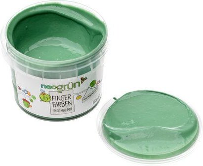neogrün Bio-Fingerfarbe - verschiedene Farben