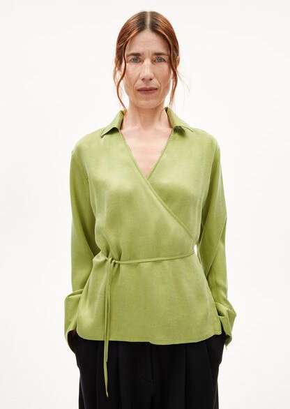 ARMEDANGELS BEJURAA - Damen Bluse Relaxed Fit aus TENCEL Lyocell Mix