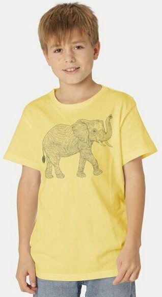 Peaces.bio - handbedruckte Biomode Bio-Kinder T-Shirt "Babyelefant"