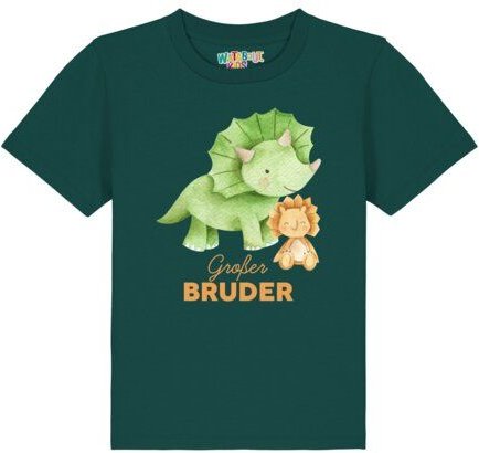 watabout.kids T-Shirt Kinder Dinosaurier 07 Großer Bruder