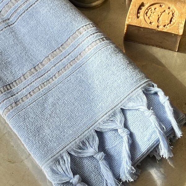 Karawan authentic Hamamtuch Bio mit Frottee