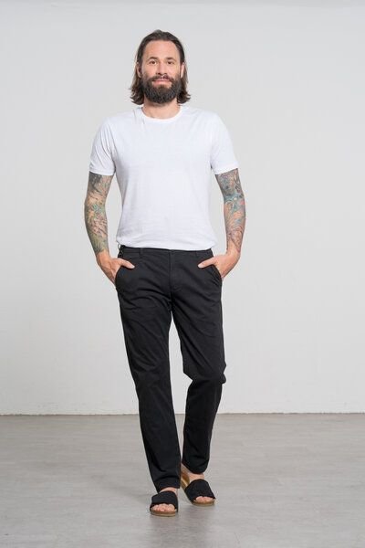 Feuervogl fv-Las:se | Chino | Soft Cotton | Slim Fit