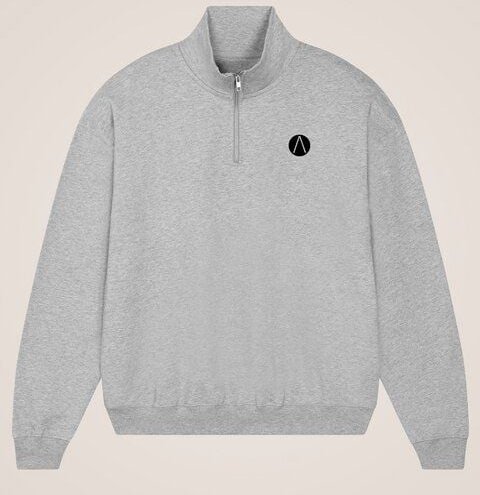 Athleez BASIC - Relaxed ¼-Zip Sweatshirt - 100% Bio-Baumwolle