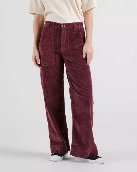 DEDICATED Cord Hose Vara Corduroy - Fig Red