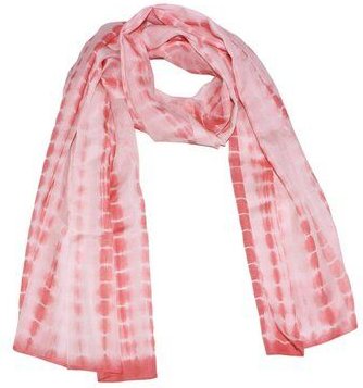 Schönes aus Indochina Seidenschal mit Shibori-Batikmuster