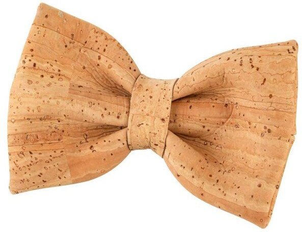 Kork-Deko Elegante Korkfliege für Herren - in schwarz, beige, braun - Vegan, nachhaltig und stilvoll