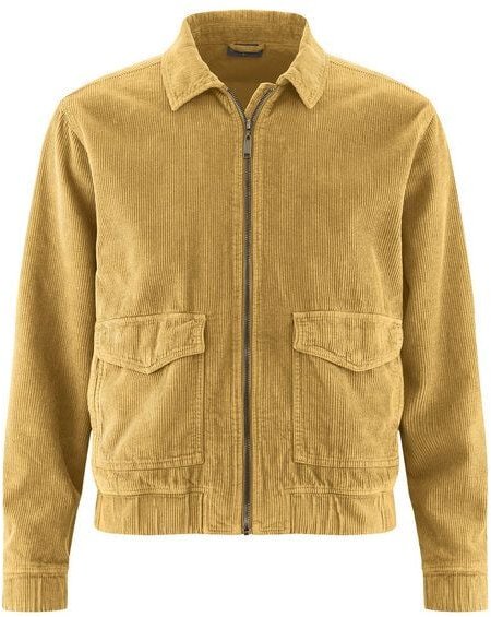Hempage Herren Cord Jacke gefüttert Hanf/Bio-Baumwolle