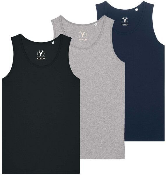 YTWOO 3x Regular Herren Tanktop