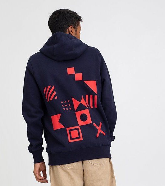 HAFENDIEB FLAGGEN PATTERN HOODIE