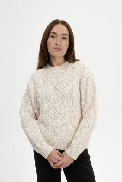 Zopfmuster Strickpullover SAMAIRA | von MELA | Fairtrade & GOTS zertifiziert