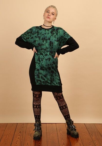 Die rote Zora Sweatkleid mit Taschen