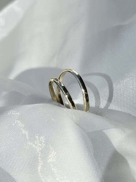 ST'ATOUR YETTA THIN - gehämmerter Ring