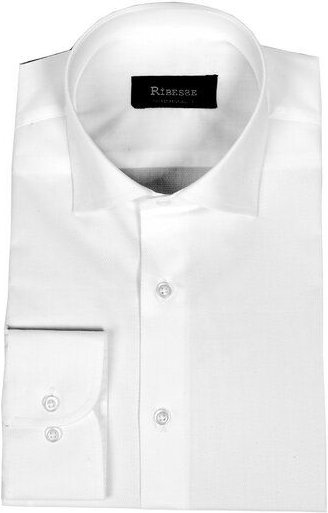 RIBESSE Herren Hemd aus Bio-Baumwolle slim fit Business Hemd