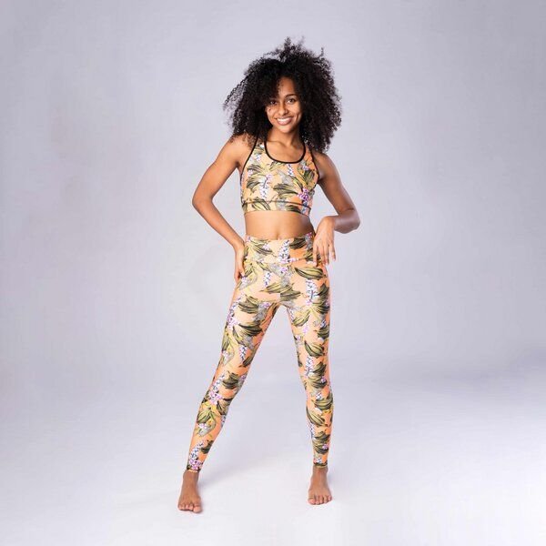 Flying Love Birds "Exotic Orange" Leggings