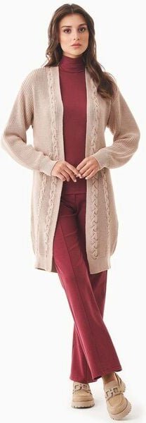 ORGANICATION Langer Cardigan aus Bio-Baumwolle