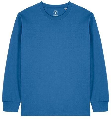 YTWOO Schweres Unisex Basic Langarmshirt aus 100% Biobaumwolle