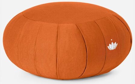 Lotuscrafts Zafu Meditationskissen Zen - Sitzhöhe 15cm - GOTS Zertifiziert