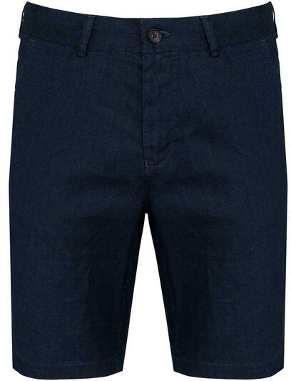 YTWOO Herren Bermuda-Shorts aus 100% Leinen