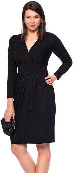 Ingoria DIANA Figurfreundliches Etui-Kleid mit Cache-Cœur-Ausschnitt