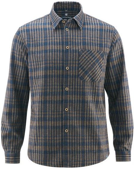 HempAge Herren Freizeithemd Hanf/Biobaumwolle