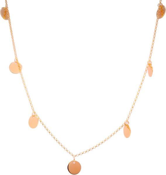 MOANINA Kette Glow Mini Coins - 925 Silber/18k Gold Vermeil