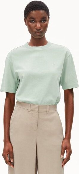 Thumbnail - ARMEDANGELS TARJAA Damen Heavyweight T-Shirt aus recyceltem Baumwoll Mix