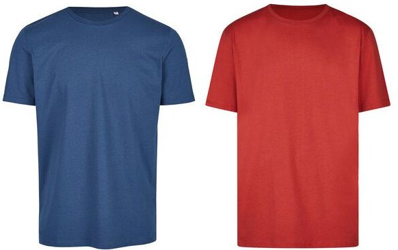 Brandless Basic Bio T-Shirt (Men Nr.3 ) Doublepack GOTS