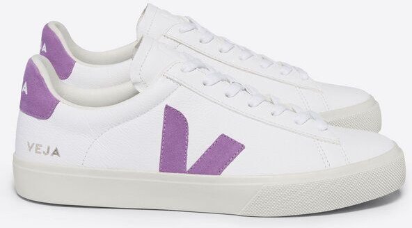 Veja Damen-Sneaker Campo Chromfree Extra White Mulberry