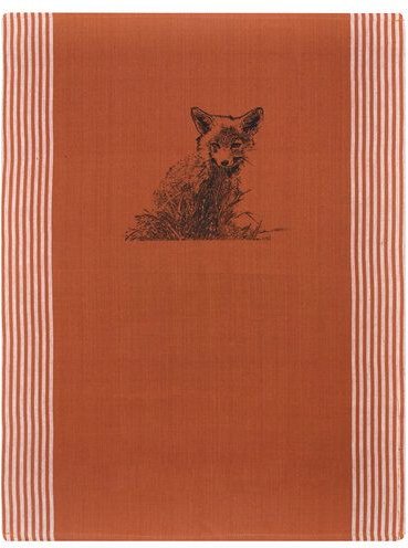 Hirschkind Bio & Fair-Trade-Geschirrtuch "Junger Fuchs" foxy