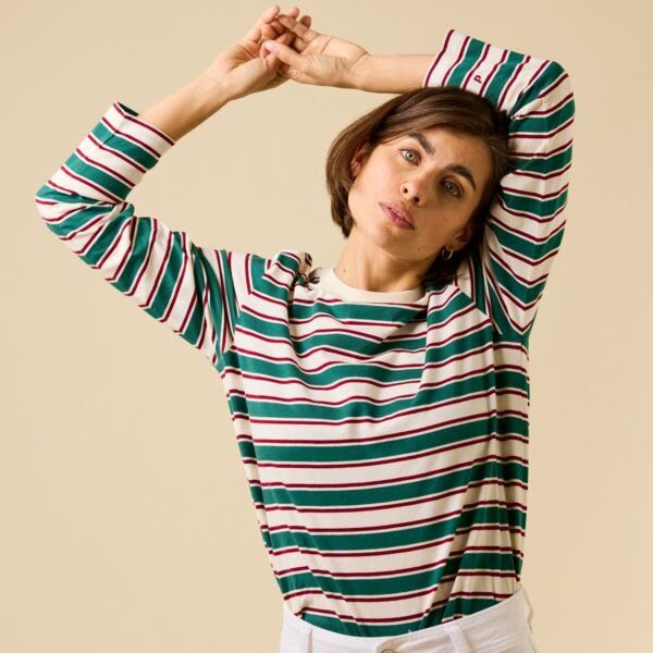 popeia Damen Langarmshirt aus Bio-Baumwolle